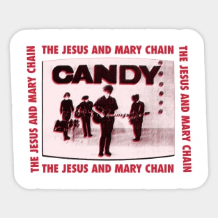 The jesus and mary chain Sticker